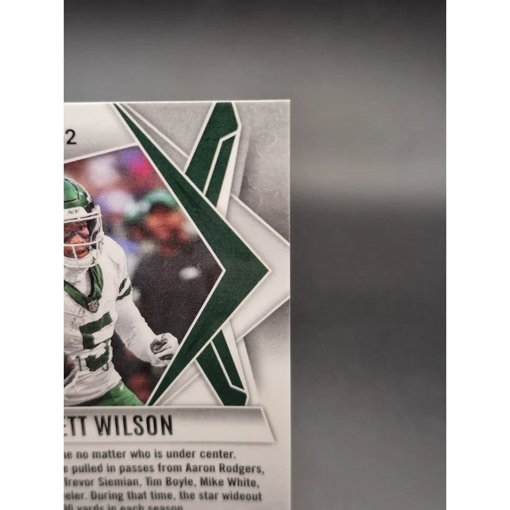 2025 Phoenix Garrett Wilson #52 Yellow Lava /125 New York Jets